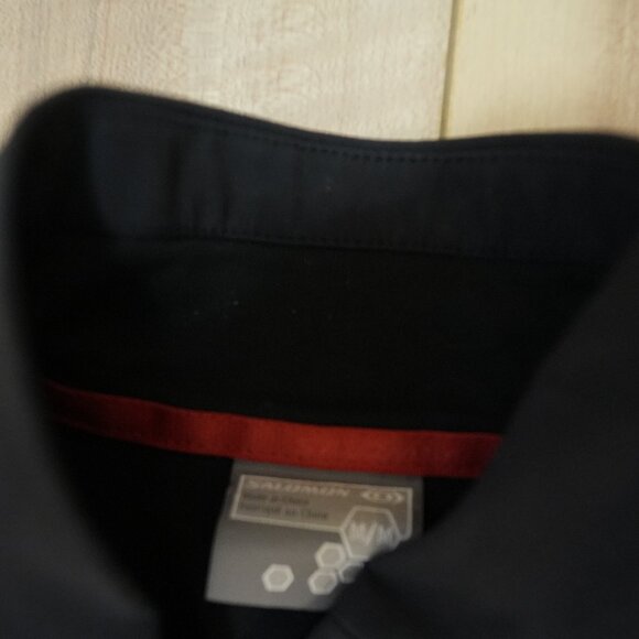 Salomon ClimaWind Black Fall Winter Water Resistant Windbreaker Jacket - Picture 6 of 8